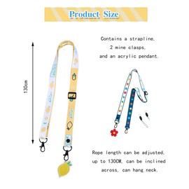 2 Pack Shower Lanyard for Mastectomy Drain Holder Adjustable Neck Ropes JP Drainage Bulbs Accessories Breast Cance Reconstruction Post Surgery Recovery Patients Bath Accessories (Colorful)