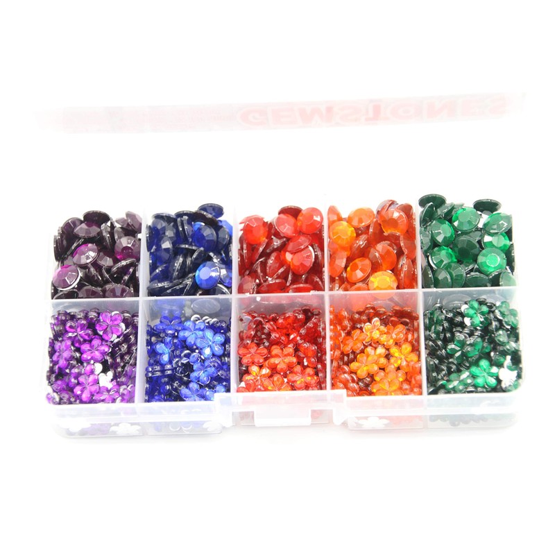 Craft Sensations Over 1400 Artificial Gemstones, Gemstones, Rhinestones, Gemstones for