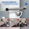 Door Stops, 5 Inch (120mm) Long Door Stopper, Wall Mounted,