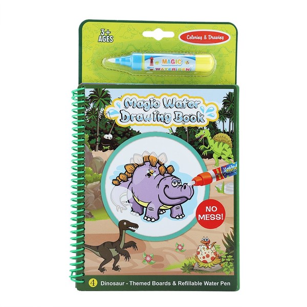 Water Colouring Book, Reusable Colour with Water Activity Book with