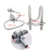 UtySty 4 Pack Cross Pipe Clamp for OD 3/4'' EMT
