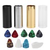 Metal Guitar Slides Bar Glass Slide Cover Thumb Fingers Picks