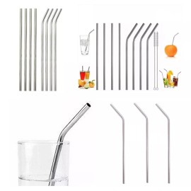 Mafab Popotes Metalicos Con Funda Kit 8 Piezas + 2 Cepillos