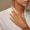 YL Celtic Ring, 925 Sterling Silver 5A Cubic Zirconia Anniversary