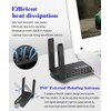 USB WiFi Adapter,1300Mbps Wireless Network Adapter,Dual Band 5GHz/2GHz,802.11AC,Two 5dBi High-Gain