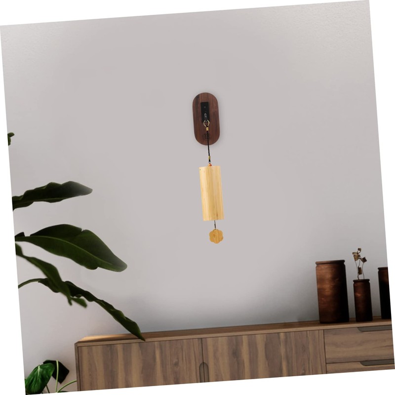 CORHAD Hanging Wind Chime Bracket Wooden Wall Mount Easy Install