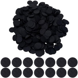 SUNNYCLUE 1000Pcs 30mm Round Felt Craft Circle Felt Sheets Bulk Woven Black Small Pre Cut Flat Fabric Rounds for Crafts Sewing Supplies DIY Art Projects Handicrafts Patchwork Decoration Finishing