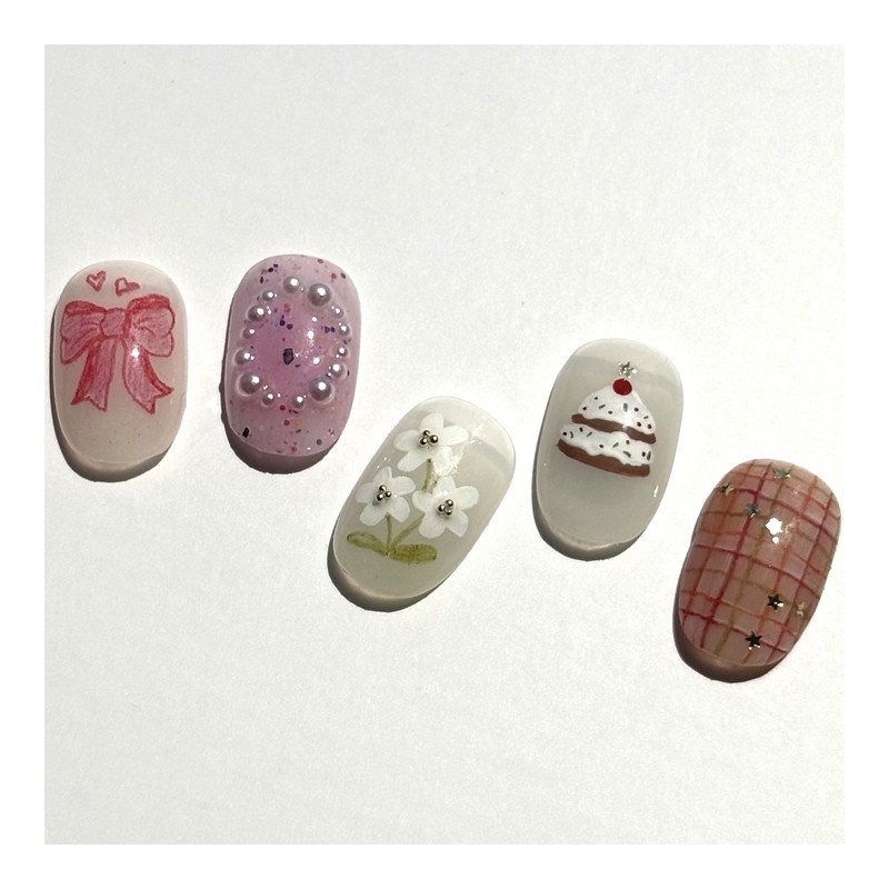 [Ar] Salang handmade nail tip drawing nail art specialist /