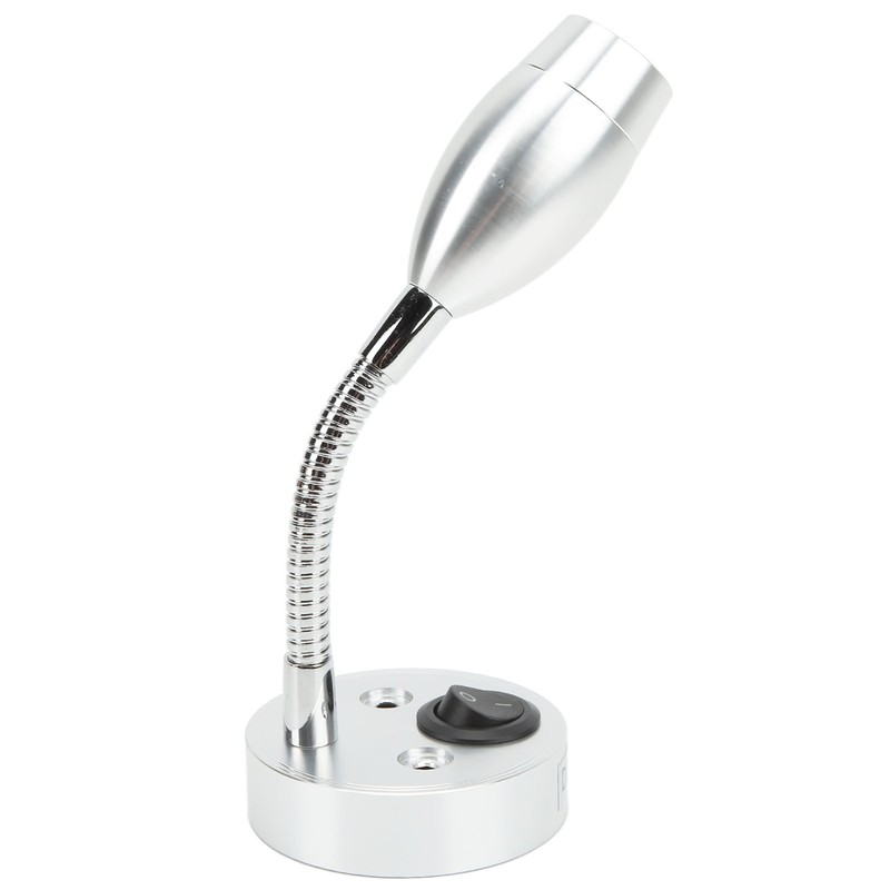 RV LED Light 12‑24V Boat Bedside Reading Lamp Adjustable Wall