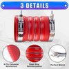Ailbiuko Silicone Charge Air Cooler Hump Hose 4" X 6"