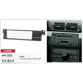 Double Din In Dash Car Stereo Installation Kit Car Radio Stereo CD Player Dash Install Kit Compatible BM W 3-Series (E46) 1998-2005 with 173 * 51mm