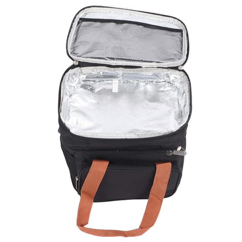 Lunch Bag 2 Deck Messenger Large Capacity Waterproof Leakage Proof