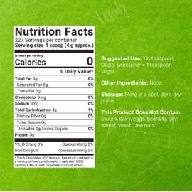 Allulose Sweetener 2 Pounds – Natural Sugar Subsitutes, No Aftertaste - Keto Friendly, Vegan, Zero Net Carb, Zero Calorie, Great for Cooking & Baking