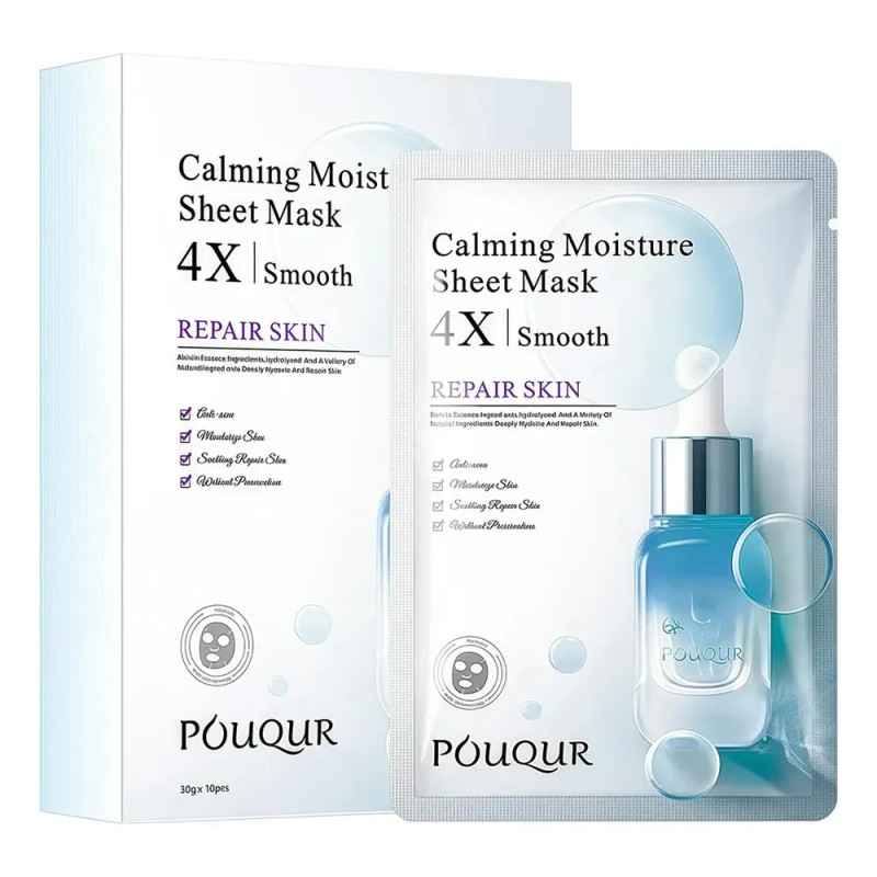 Kit 10 Mascarillas Coreanas Faciales Centella Ácido Salicílico Anti Acné