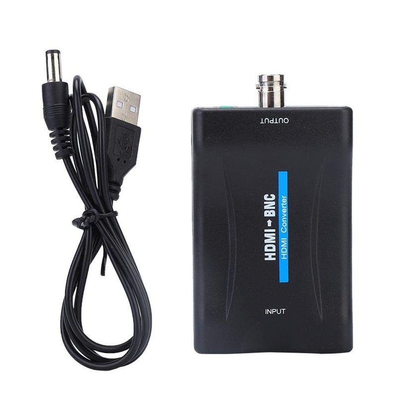 ASHATA HDMI to BNC Adapter, Video Signal Converter HDMI Signal