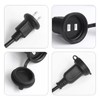Extension Cord 9.8 ft (3 m), Rainproof, Waterproof, Outdoor, 6.6