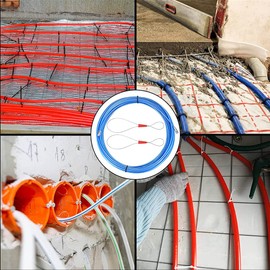 Renjzle Threading Tool, Steel Wire, Passing Wire, Joint Wire, Rope Threader, For Entry Wire, String Threading (32.8 ft (10 m)