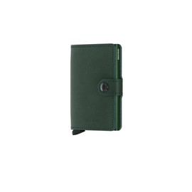 SECRID SECRID - Secrid Men Mini Wallet Genuine Original Leather RFID Safe Card Case for max 12 cards (Green)
