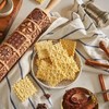 Wooden Rolling Pin, Rolling Pin with Metal Axle, Pattern Embossing