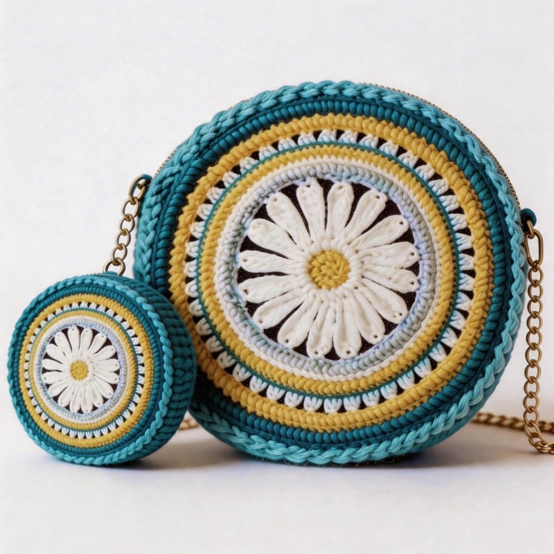 FACE N FACE DIY Crochet Daisy Clutch & Coin Purse