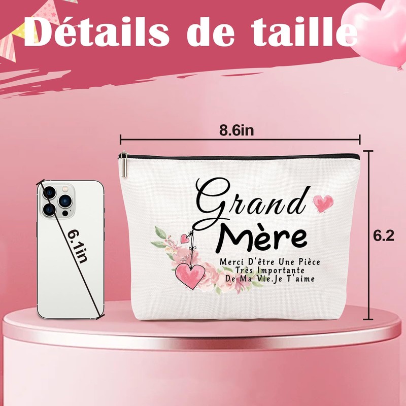 Birthday Gifts for Women - Small Makeup Bag with Simple