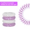 Spiral Hair Ties, waterproof No Crease Coil Hair Ties, Phone