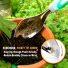 Jardineer Multi-Use Soil Scoops, Stainless Steel Garden Trowel, All-in-One Dirty