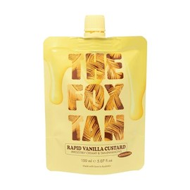 The Fox Tan Rapid Vanilla Custard, Advanced Melanin Boosting Tanning Accelerator for Sunbed & Outdoor Tanning with Niacinamide, Vanilla, 150ml