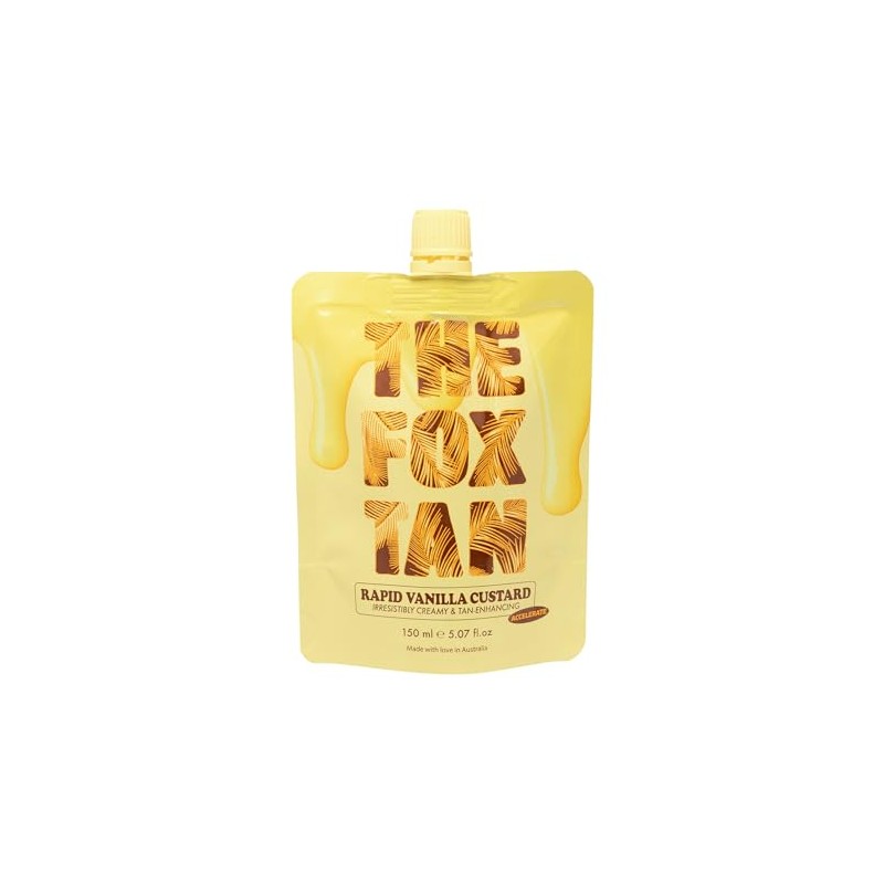 The Fox Tan Rapid Vanilla Custard, Advanced Melanin Boosting Tanning