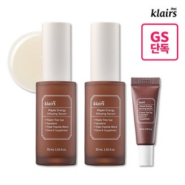 Claires [GS Exclusive SET] Klairs Quadruple Pore Improvement Maple Extract Pore Lifting Serum 30ml*2 + 10ml / [GS단독 SET] 클레어스 4중 모공개선 단풍진액 모공 리프팅 세럼 30ml*2개+10ml