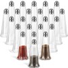 24 Pieces Clear Tower Glass Salt and Pepper Shakers, 1