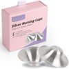 Boboduck The Original Silver Nursing Cups - Nipple Shields for