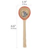 JANKOW 4 Pack Japanese Ceramic Soup Spoons, Long Handle Japanese
