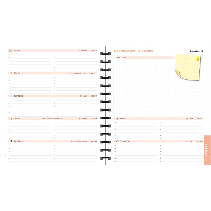 Exacompta - 183435-25E - Lady 18S Spiral Bound Dodo &