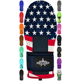 Penveer Baseball Sliding Mitt Youth & Adult, Sliding Glove for Baseball, Softball Sliding Guard, Left and Right Hands (USA Flag, Adult)