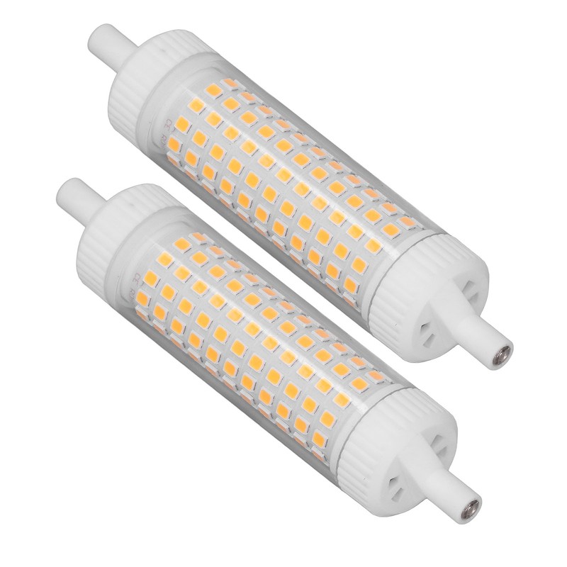 2Pcs R7S LED Light Bulb 118mm Dimmable 15W 154 LEDs