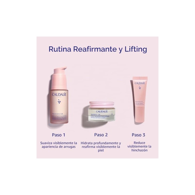 Caudalie Resveratrol-lift Set Reafirmante 3 Pasos, Srum 30 Ml +