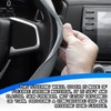 SWQS Steering Wheel Cover, Silicone Anti-Slip Steering Wheel Protector for