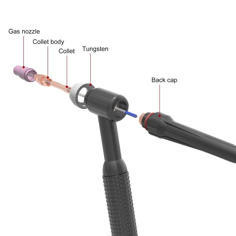 WelderElite TIG Welding Tungsten Electrode 10 Pack 3/32" × 7"