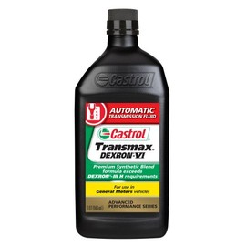Castrol Transmax Dexron VI Mercon LV Automatic Transmission Fluid, 1 Quart, Pack of 6