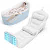 Full Body Bathtub Pillow with Lumbar Support, 5D Air Mesh