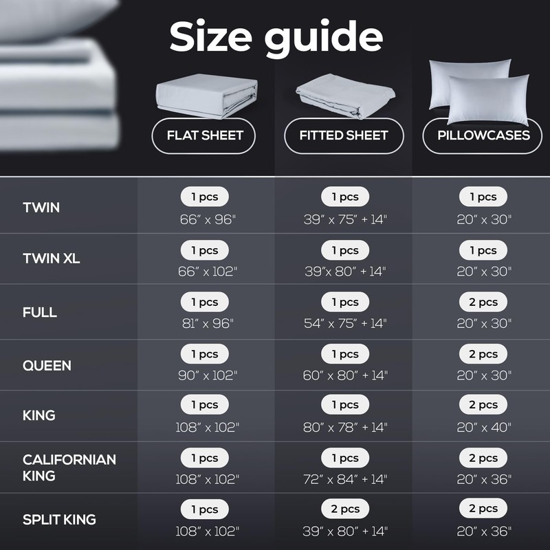 Silvery Silver Infused Bed Sheets Set - Award-Winning Self-Cooling Fabric