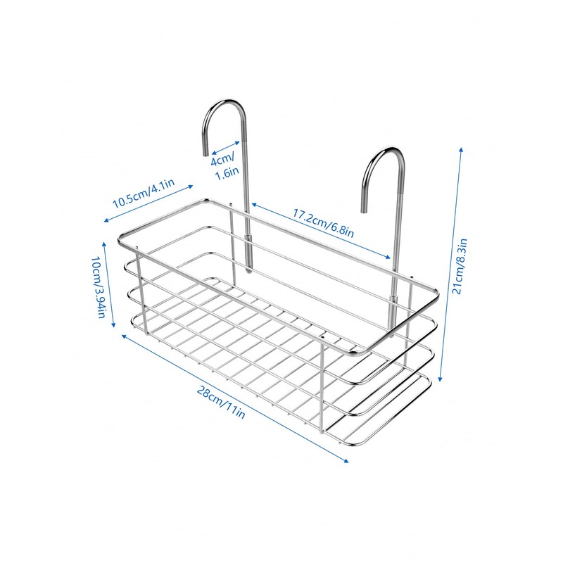 QIHS, Bathroom Shower Organizer, Chair Upper Hanging Shelf, 304 Stainless