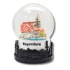 Regensburg 30078 Souvenir Snow Globe | Dom Stone Bridge Danube