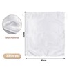 Scettar 3 Pieces White Dust Bags for Handbags, Satin Bag