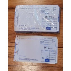 Credit Card Sales Slips Carbonless 50 Pack