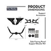 AC-MTORC Side Fairing Panel Support Bracket Kit for Harley Touring
