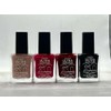4 X Ultra Colour 60 Second Express Nail Varnish Plus