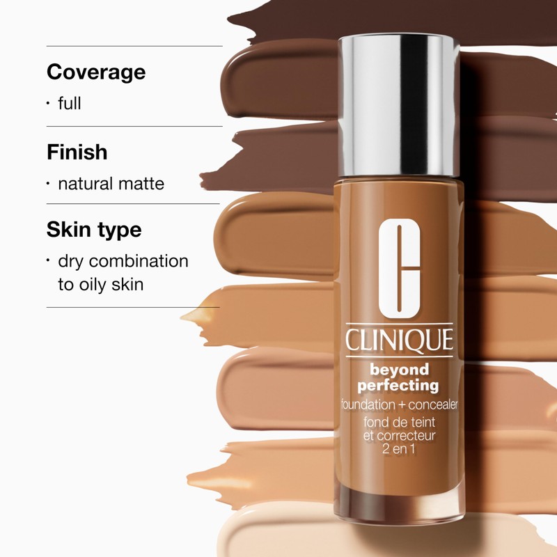 Clinique Beyond Perfecting Lightweight Liquid Foundation + Concealer For Dry