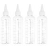 PATIKIL 230 Ml/8 oz Plastic Squeeze Bottles with White Top